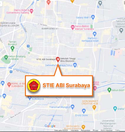 Lokasi Kampus STIE ABI Surabaya Programregulerpagi Nomor